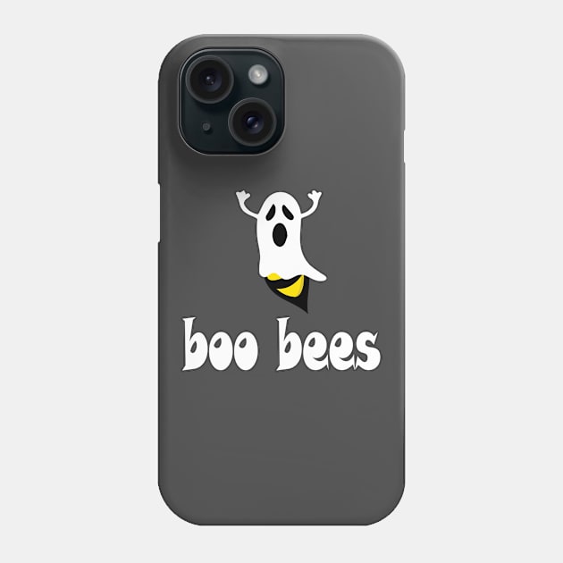 boo bees Funny Halloween Phone Case by designnas2