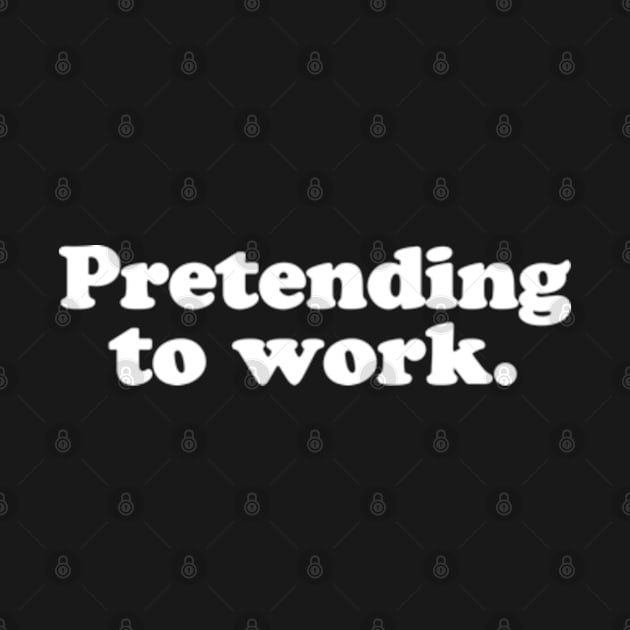 Pretending to work. by MatsenArt