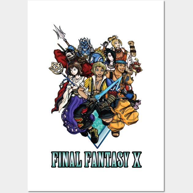 Final Fantasy X Stickers Tidus Yuna Wakka Lulu Rikku -  Sweden