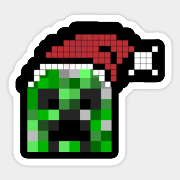 Christmas creeper - Minecraft - Sticker