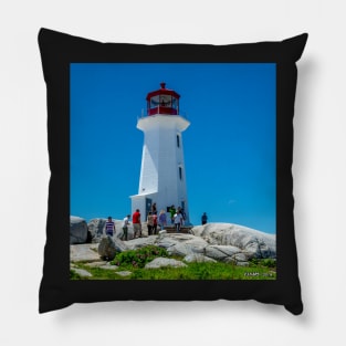 Peggy's Cove Lighthouse Pillow