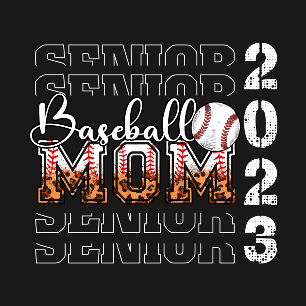 Senior 2023 Baseball Mom Leopard by FrancisDouglasOfficial