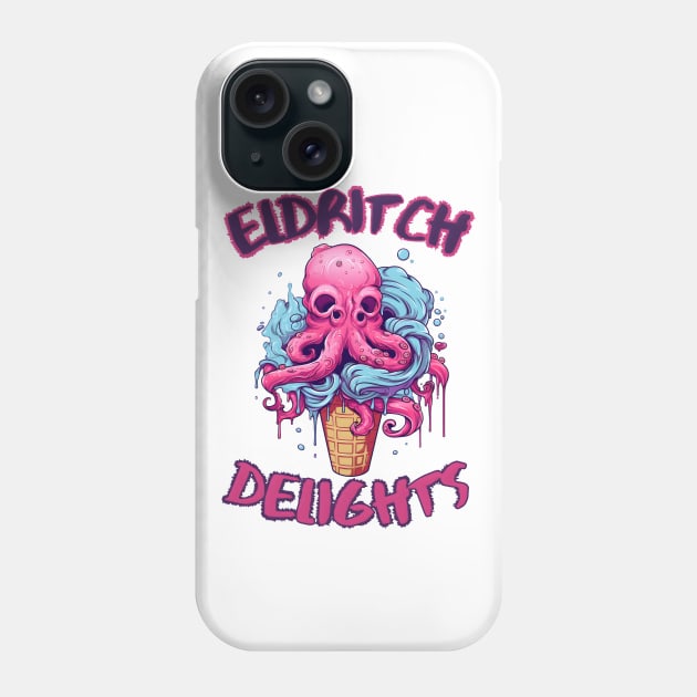 Eldritch delights, Lovecraftian food Phone Case by Clearmind Arts