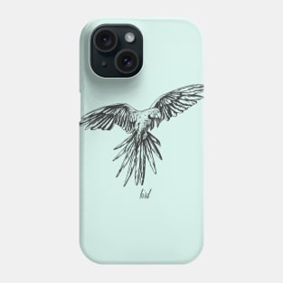 Bird t-shirt design Phone Case