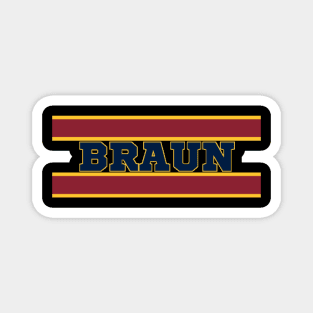 Braun0//Vintage basketball for fans Magnet