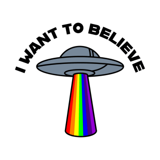 UFO Rainbow T-Shirt