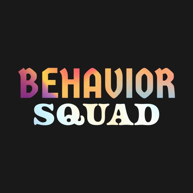 behavior squad - retro gradient by Crocodile Store