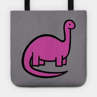 Raspberry Pink Dinosaur Tote