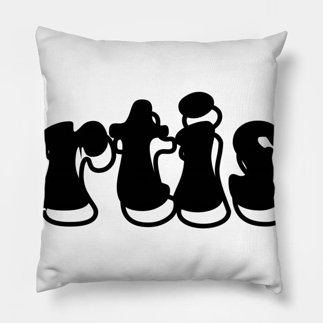 artist double shadow Pillow by flowercities