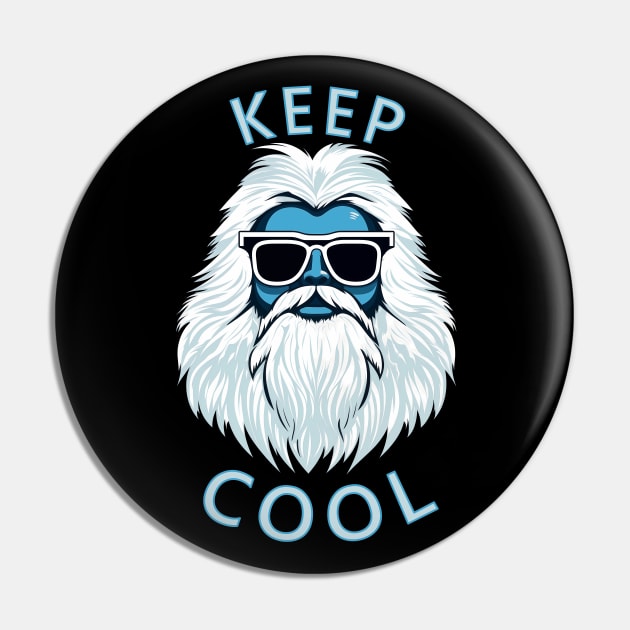 Cool Yeti Pin by Yaster Moda