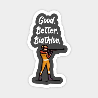 Good Better Biathlon Magnet