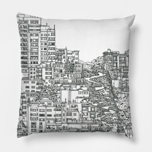 Lombard Street in San Francisco Pillow