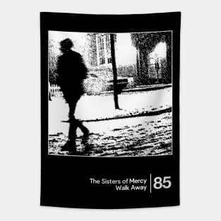 The Sisters Of Mercy / Minimalist Style Graphic Artwork Design Tapestry