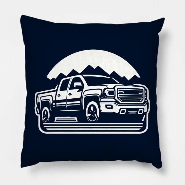 GMC Sierra Pillow by TaevasDesign