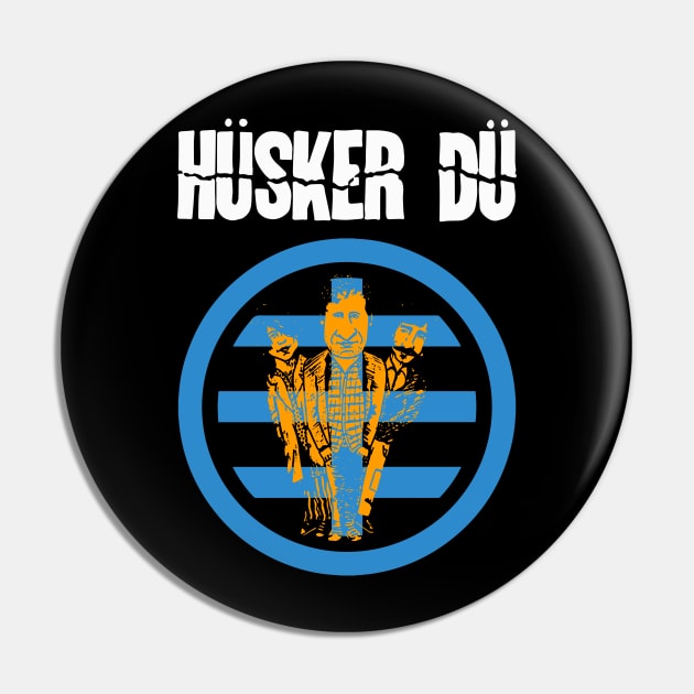 Husker Du Tribute Shirt Pin by lilmousepunk