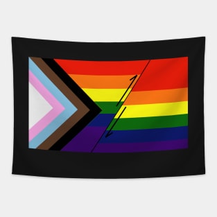 Geology Pride Flag Tapestry