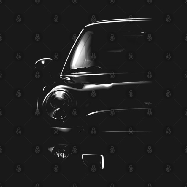 mini cooper black shirt by hottehue