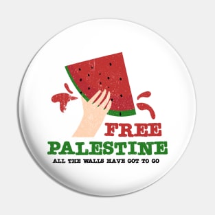free palestine - all the walls have got to go Pin