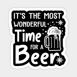 It's the Most Wonderful Time to Have a Beer T-Shirt Magnet