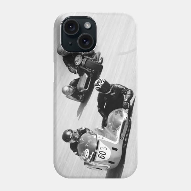 Motorcycle racing Phone Case by Wolf Art / Swiss Artwork Photography