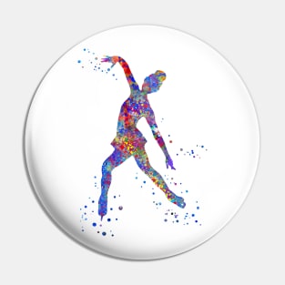 Ice skating Pin