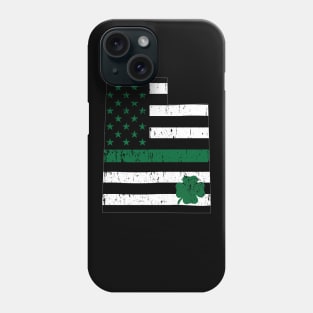 St Patricks Vintage Utah Irish USA Flag Phone Case