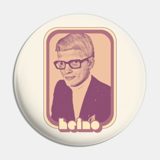 Heino // Retro Aesthetic Fan Art Design Pin