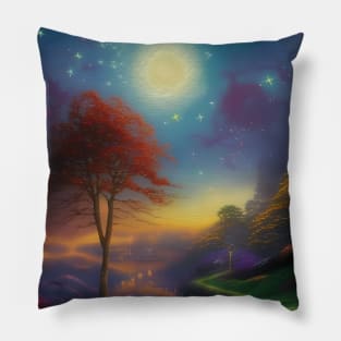 Starry Night Paint Pillow