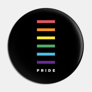 Minimalist LGBTQ Pride Flag Pin