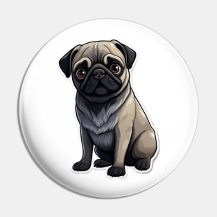 Cute Pug Dog - Dogs Pugs Pin