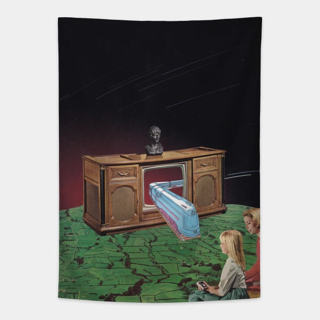 Warp drive Tapestry by Lerson Pannawit