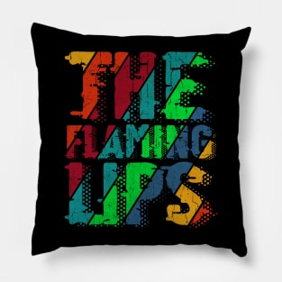 vintage color The Flaming Lips Pillow