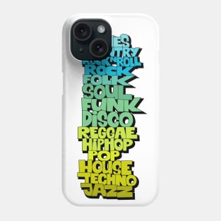 Soul, Funk, Disco, House and other Music Styles.  - Super stylish funky Design! Phone Case