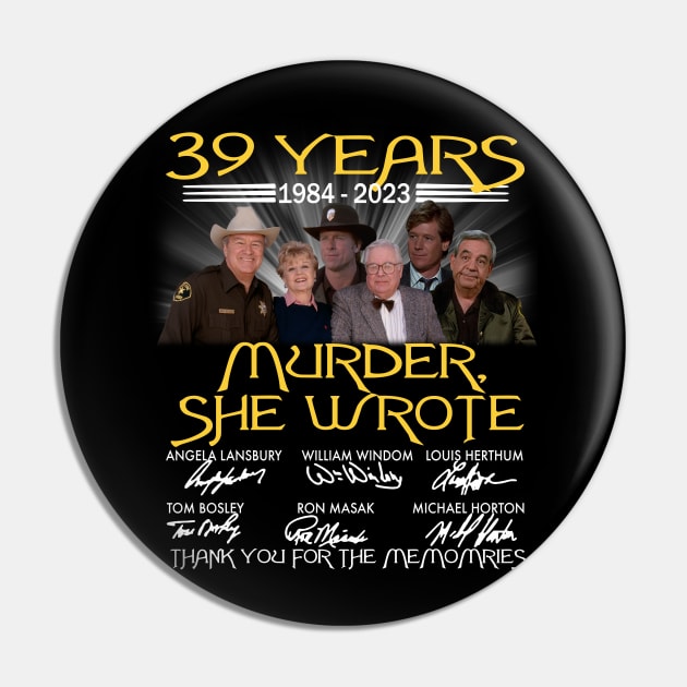 39 years 1984 2023 Murder She wrote signatures Pin by Hoang Bich