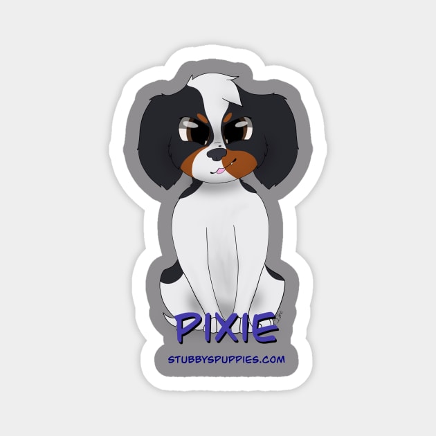 Pixie Cavalier King Charles Magnet by Dino's Designs
