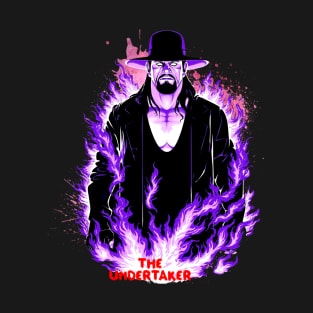 Purple Fire The Undertaker T-Shirt