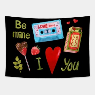 be mine i love you Tapestry