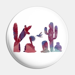 Cacti art Pin