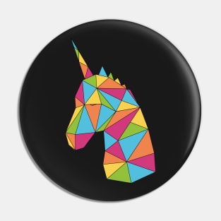 Unicorn Rainbow Colors Pin