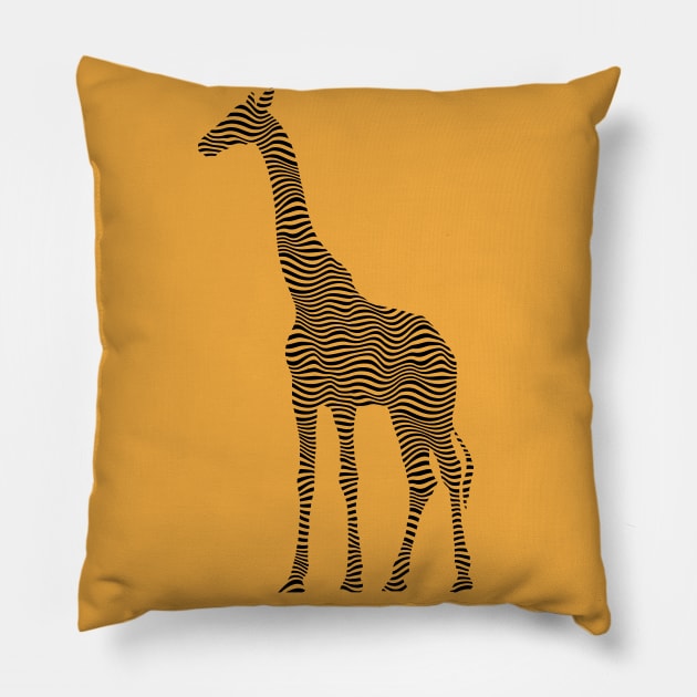 Giraffe Pillow by comecuba67