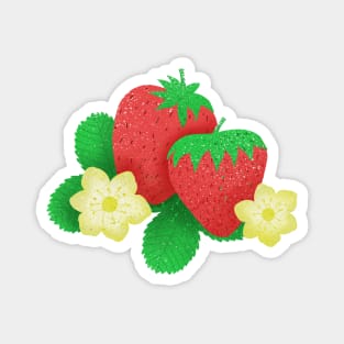 Strawberries Magnet