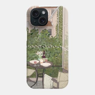 Dinner at the terrace Phone Case