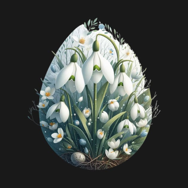 Spring Snowdrop - Spring vlowers by GalaxyGraffiti