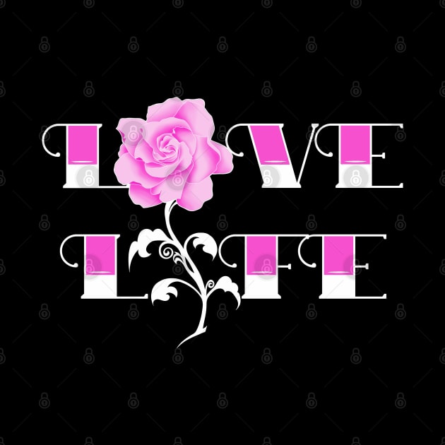 Love life rose by Sinister Motives Designs