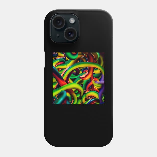 Tentacles Phone Case by Glenbobagins