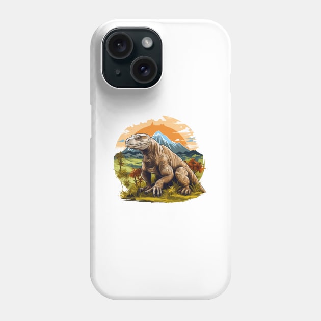 Komodo Dragon Phone Case by zooleisurelife