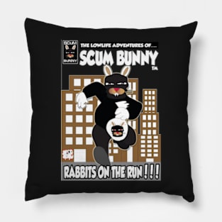 Marko Skitzo X Scum Bunny: Rabbits On The Run!!!! Pillow