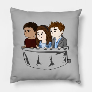 The Human, Vampire & Werewolf Pillow