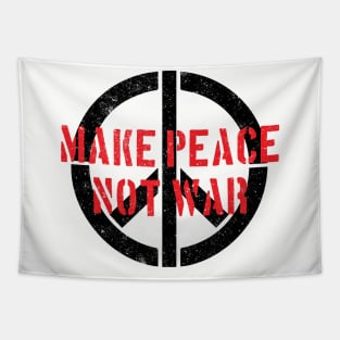 MAKE PEACE NOT WAR STENCIL Tapestry