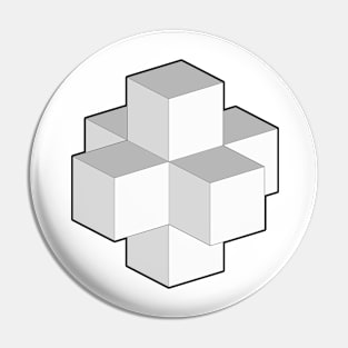 Simple 3d Cubic Cross Pin